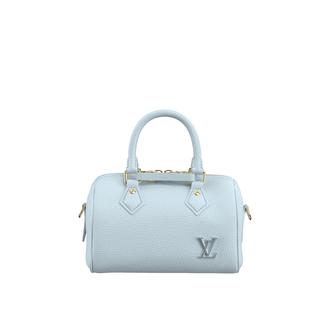 Speedy 18 Olympe Blue Calfskin Leather Other Leathers - Women